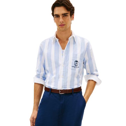 Tommy Hilfiger Classic Fit Crest Embroidery Oxford Shirt